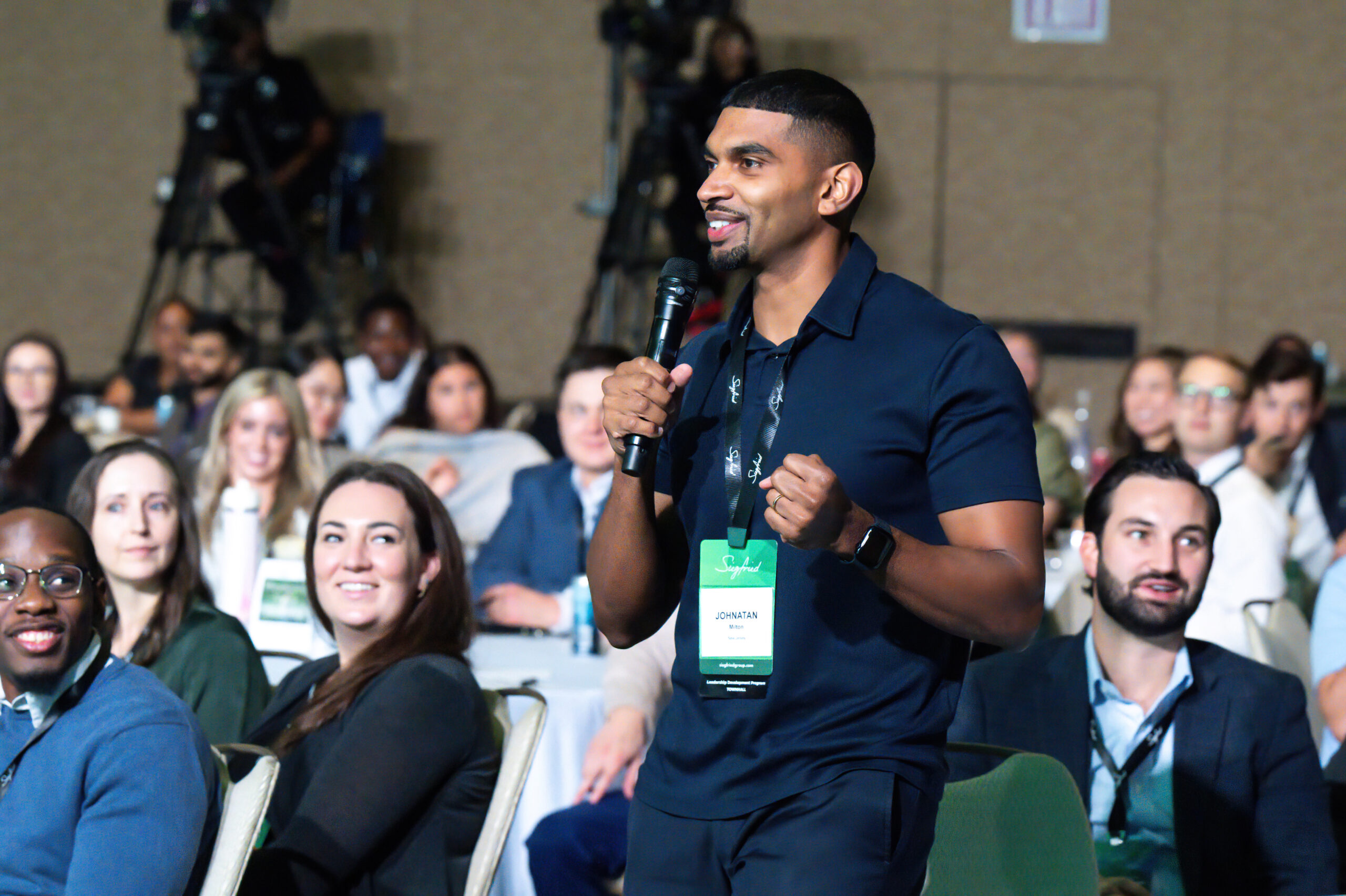 Johnatan Milton at Siegfried's 30th live MY Journey® event in Las Vegas, September 2025.